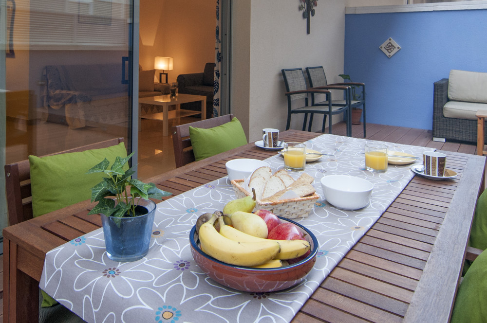 Sitges apartment terrace